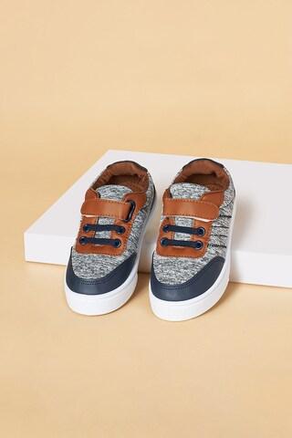 medium grey melange upper casual boys casual shoes