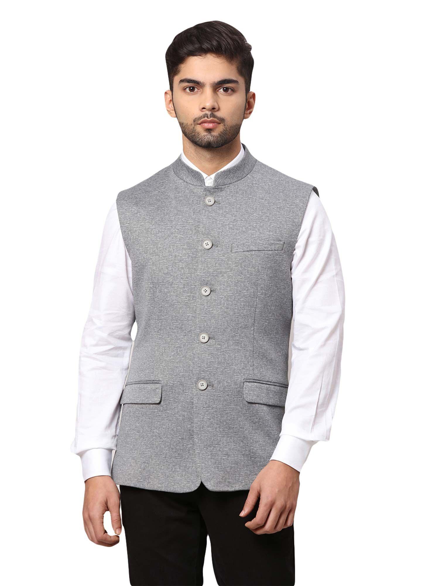 medium grey waistcoat