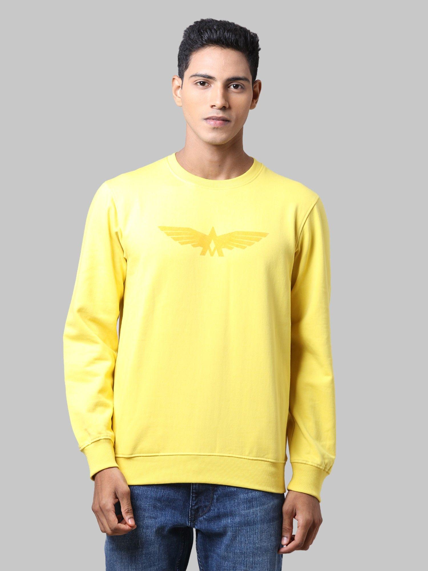 medium yellow sweatshirt