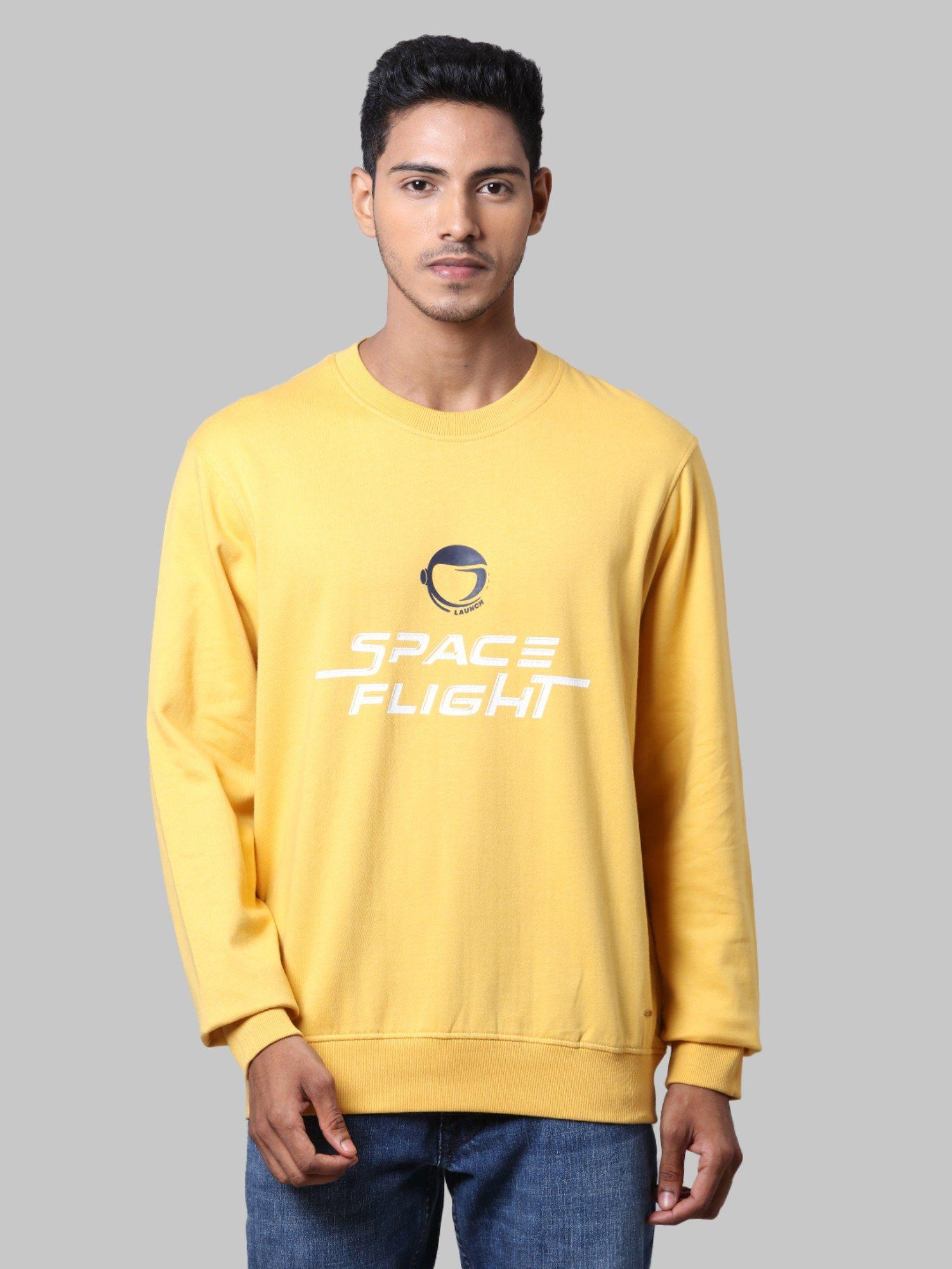 medium yellow sweatshirt