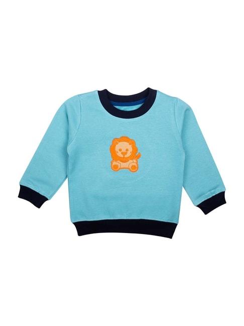 mee mee kids blue embroidered t-shirt
