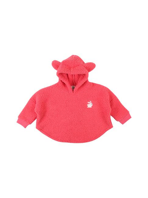 mee mee kids pink comfort fit full sleeves sweater