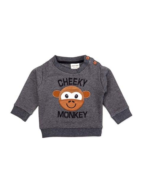 mee mee kids grey applique t-shirt