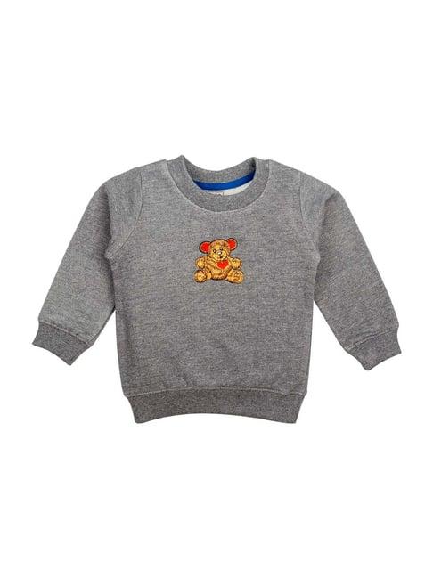 mee mee kids grey embroidered t-shirt