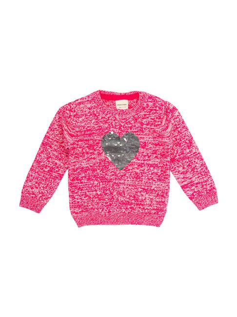 mee mee kids pink embellished sweater