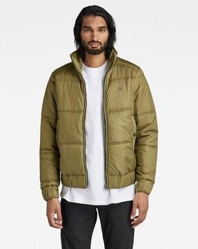 meefic quilted zip-front jacket