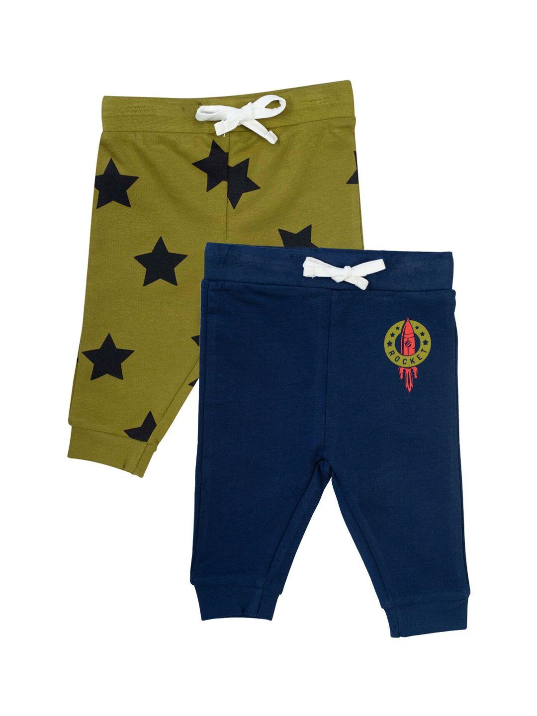 meemee boys pack of 2 pure cotton joggers