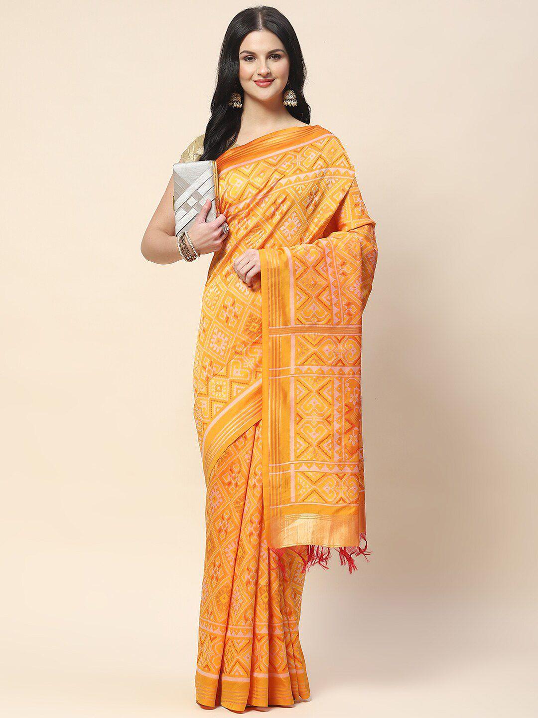 meena bazaar art silk saree