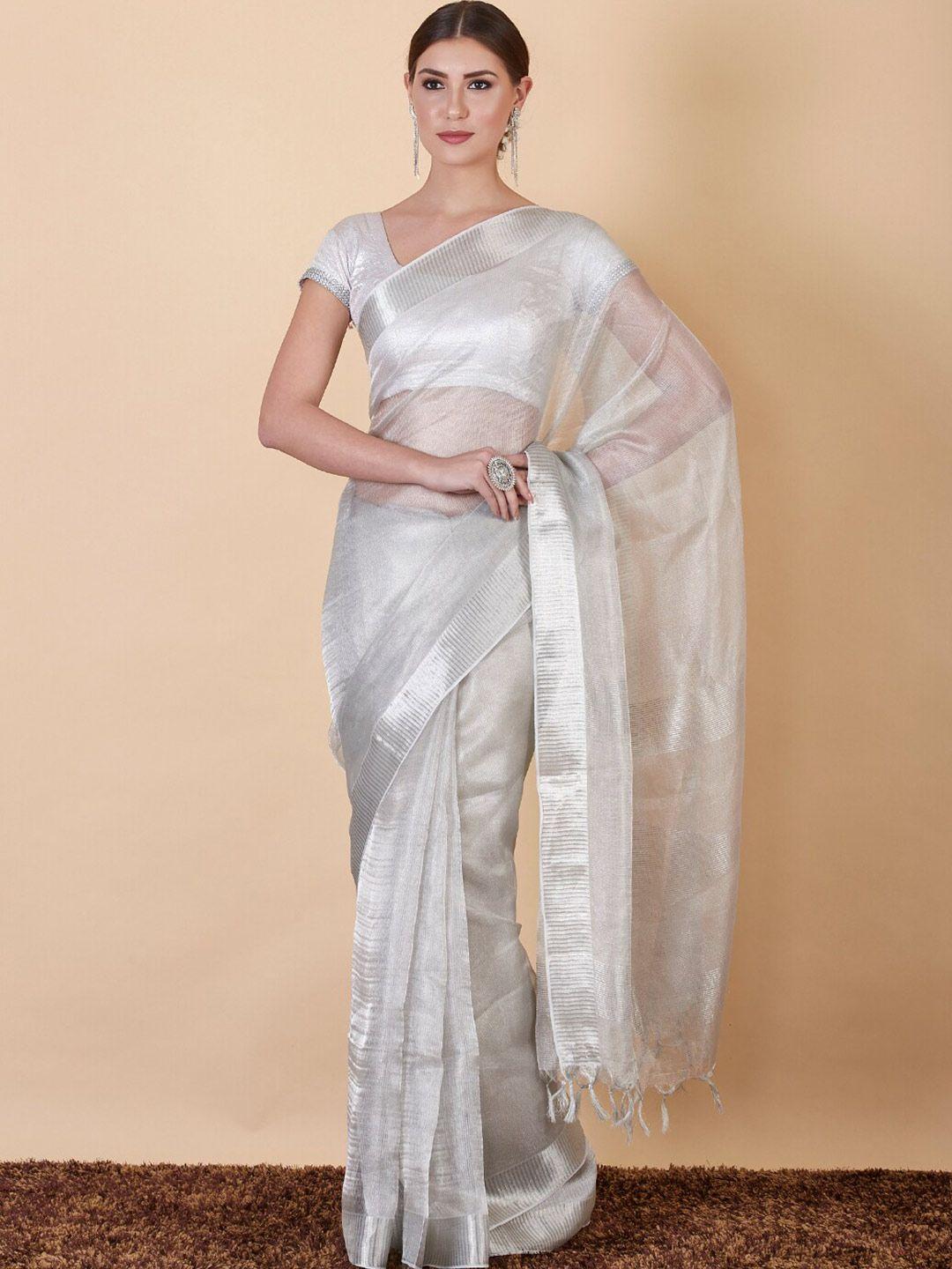 meena bazaar zari detailed banarasi saree