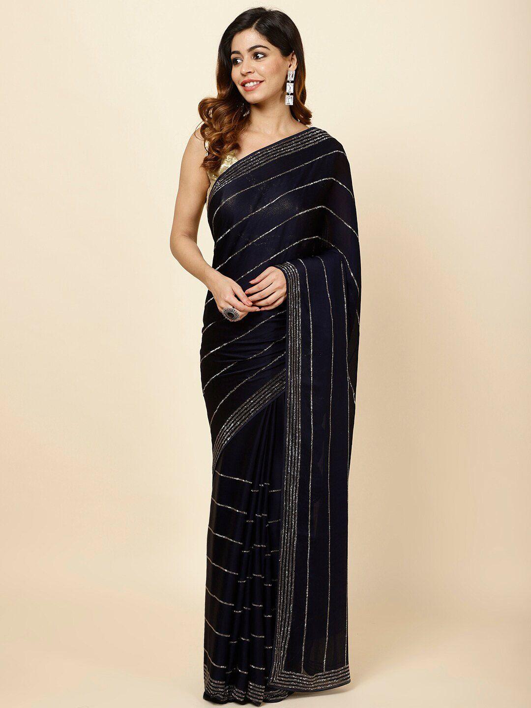 meena embellished art silk saree