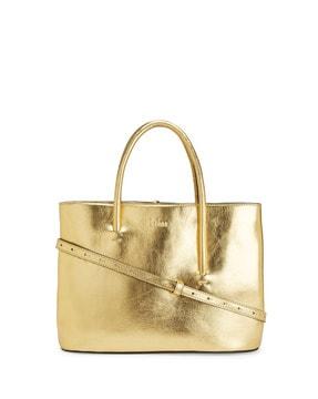 meena milled tote bag with detachable strap