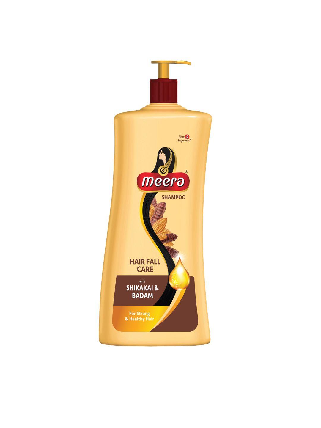 meera goodness of tradition hairfall care shampoo with shikakai & badam 340 ml