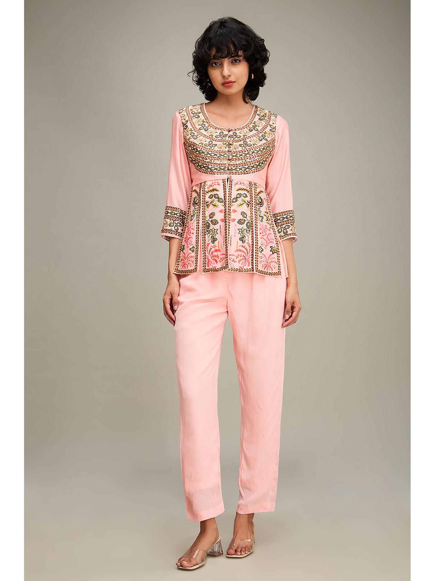 mehr embroidered co-ord (set of 2)