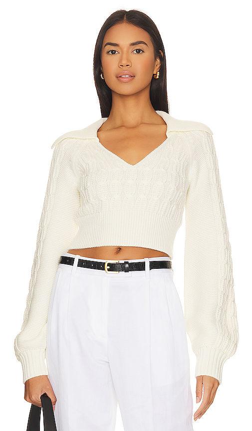 mel cable knit sweater