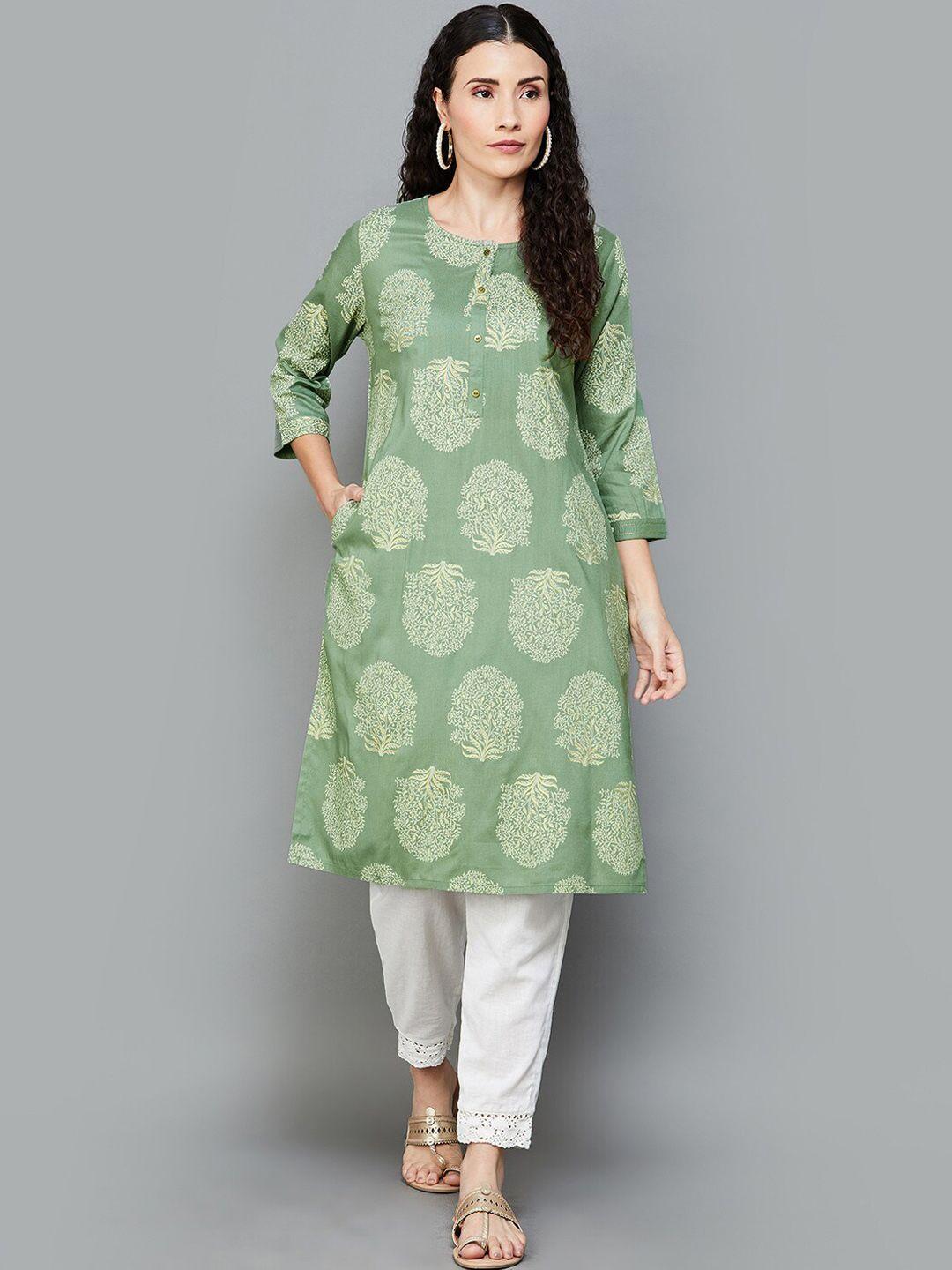 melange by lifestyl printed kurta