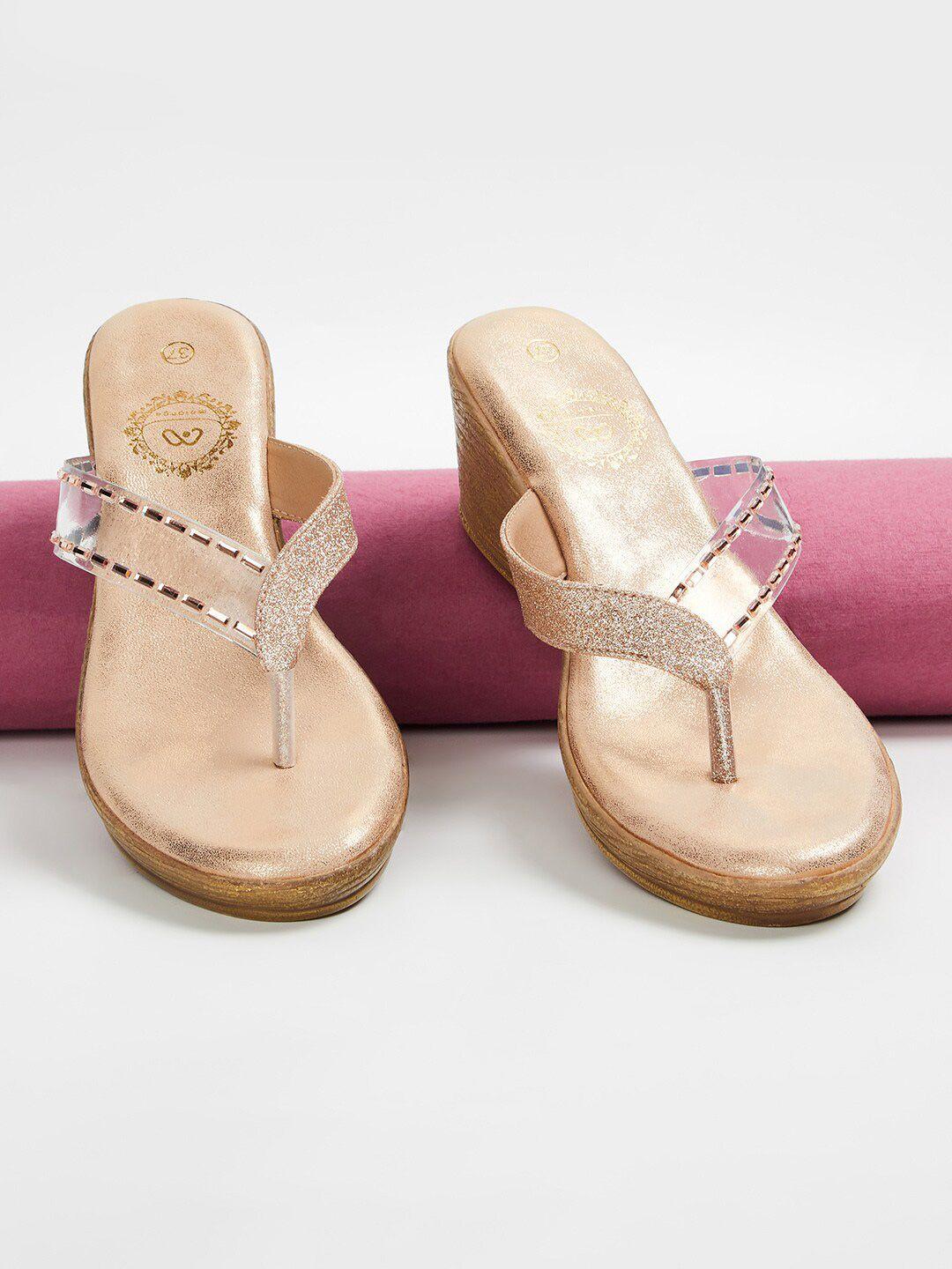 melange by lifestyle embellished comfort heels