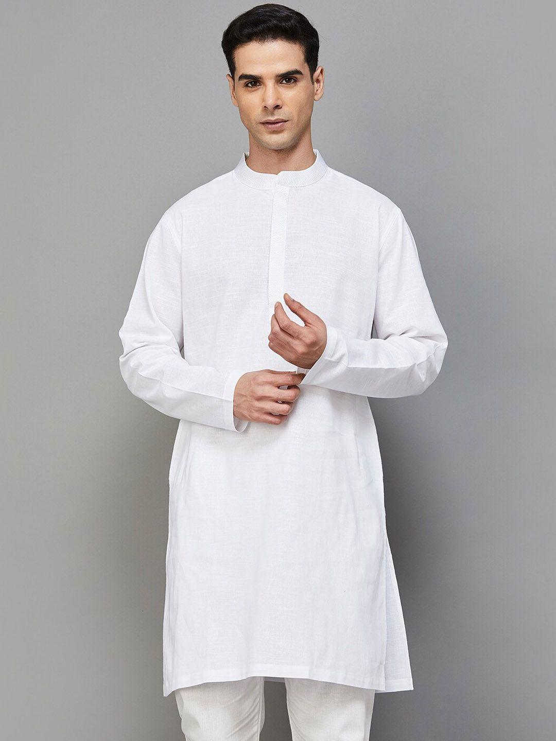 melange by lifestyle mandarin collar kurta