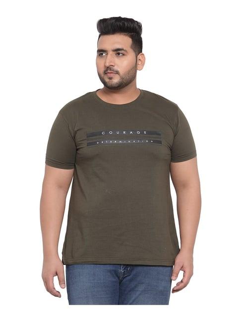 melon by pluss olive crew t-shirt