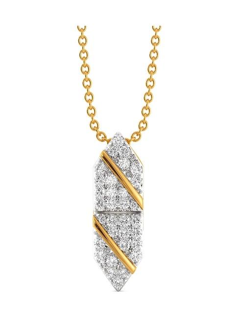 melorra 18k gold & diamond active adapt pendant without chain for women