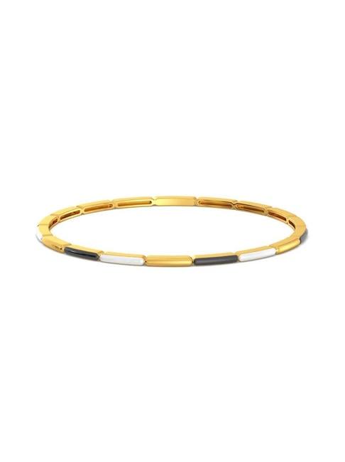 melorra 18k gold bangle for women