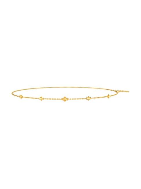 melorra 18k gold edgy delicacy waistband for women