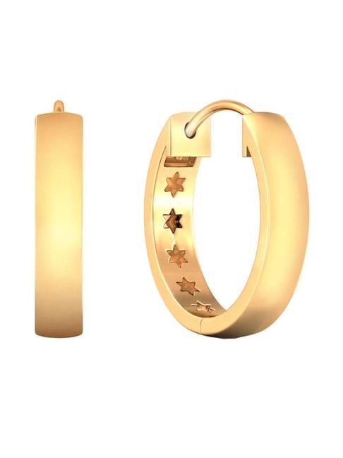melorra 18k gold forever earrings for women