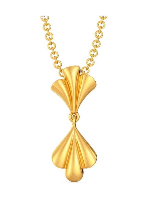 melorra 18k gold greek goddess pendant without chain for women