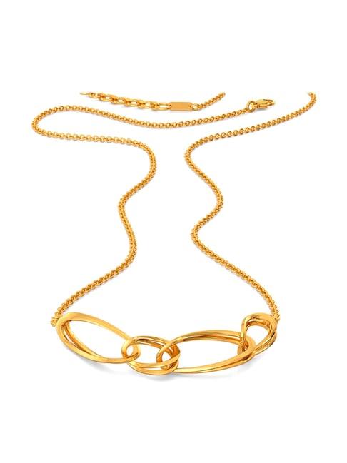 melorra 18k gold necklace for women
