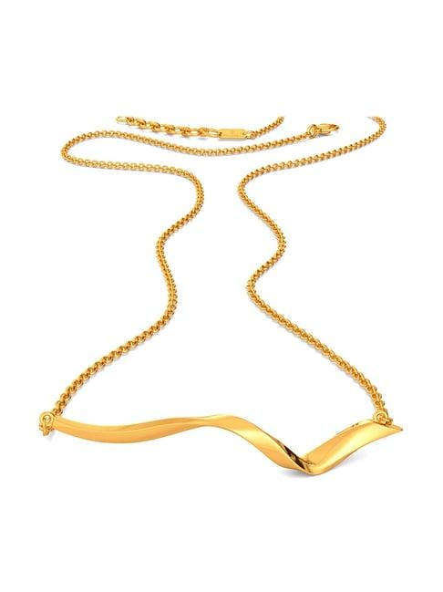melorra 18k gold necklace for women