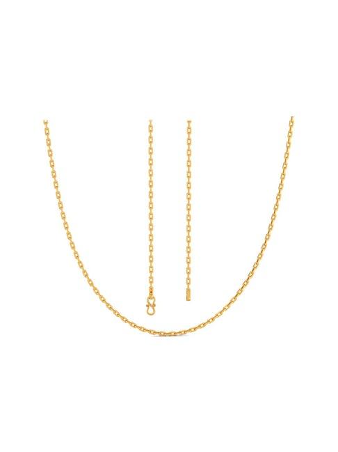 melorra 22k gold chain for women