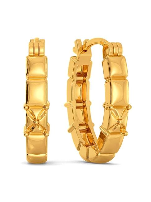 melorra comfy n free 18k gold earrings for women