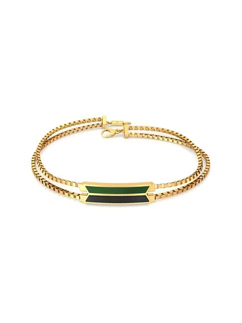 melorra freedom fighter 18k gold bracelet for women