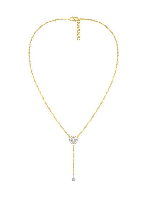 melorra 18k gold & diamond braided dreams necklace for women