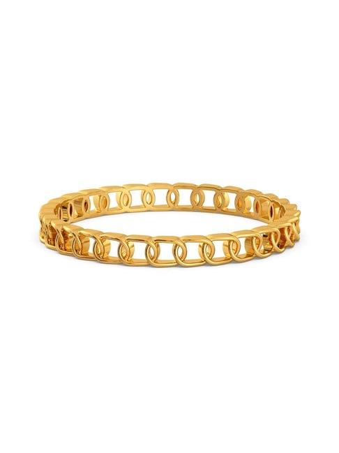 melorra 18k gold bare to bae bangle for women