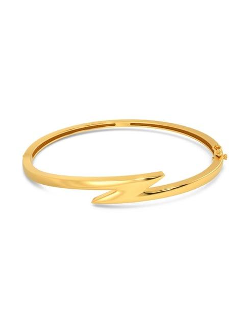 melorra 18k gold cling allure bangle for women