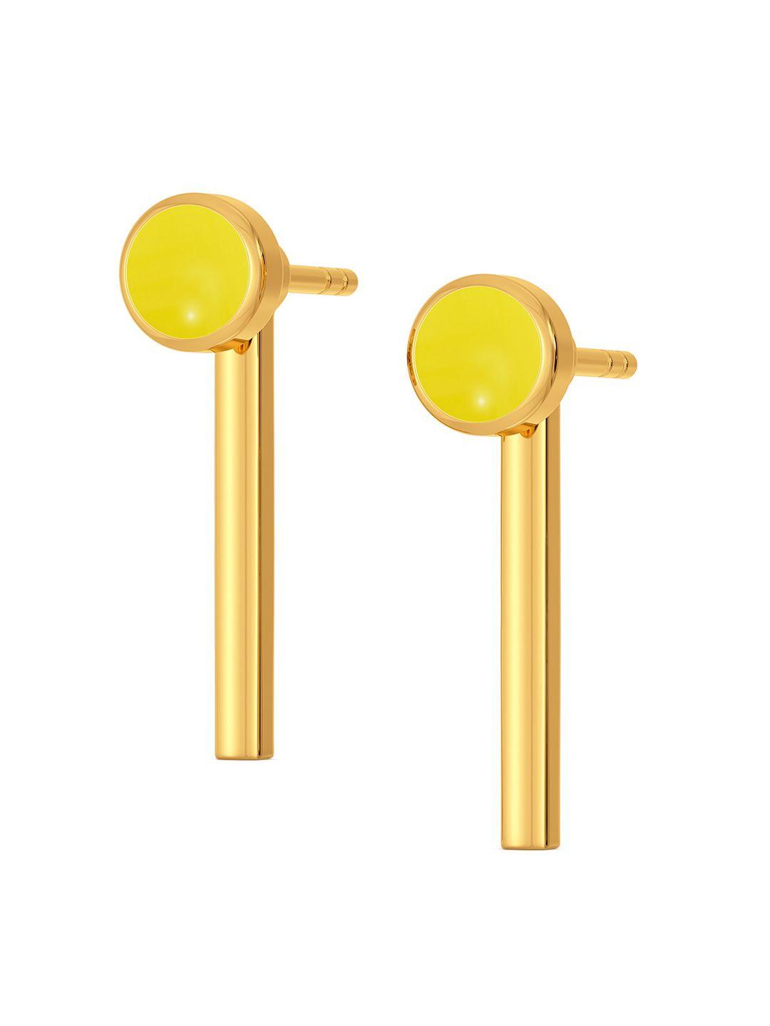 melorra ideally lit 18kt gold earrings-2.31gm