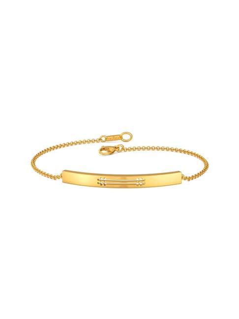 melorra maverick plaids 18k gold bracelet
