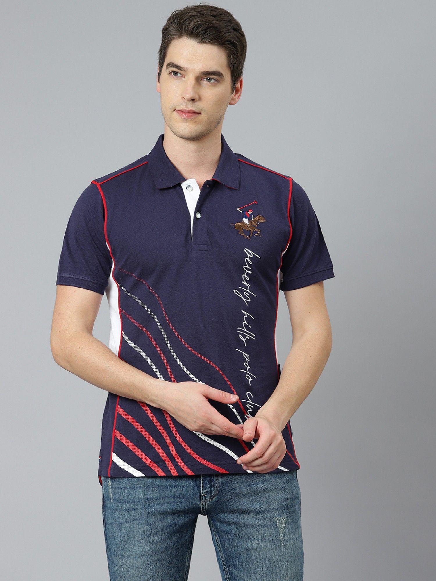 melt away navy blue polo t-shirt