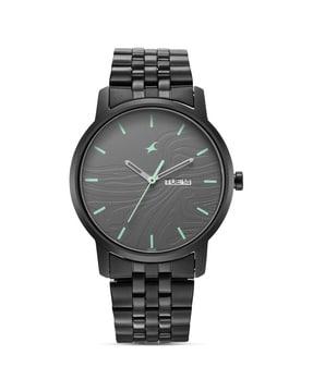 men analogue watch with metal strap-3295nm01