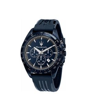 men analogue watch with round dial-r8871612042