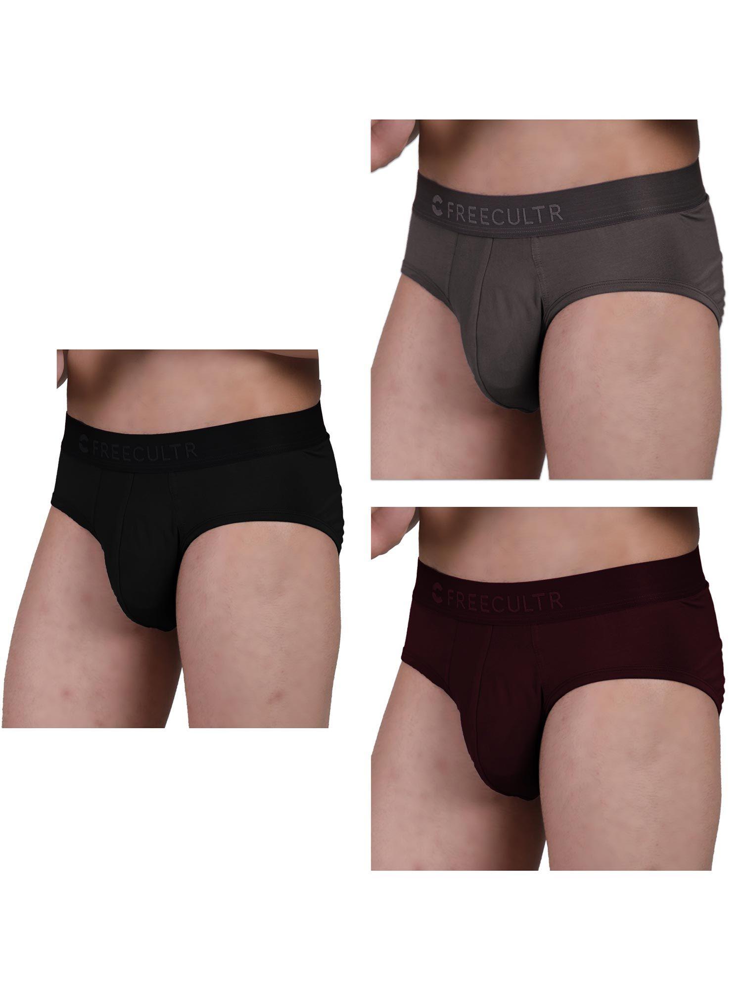 men anti-microbial air-soft micromodal underwear brief (pack of 3)