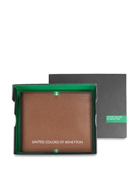 men bi-fold wallet with multiple slots