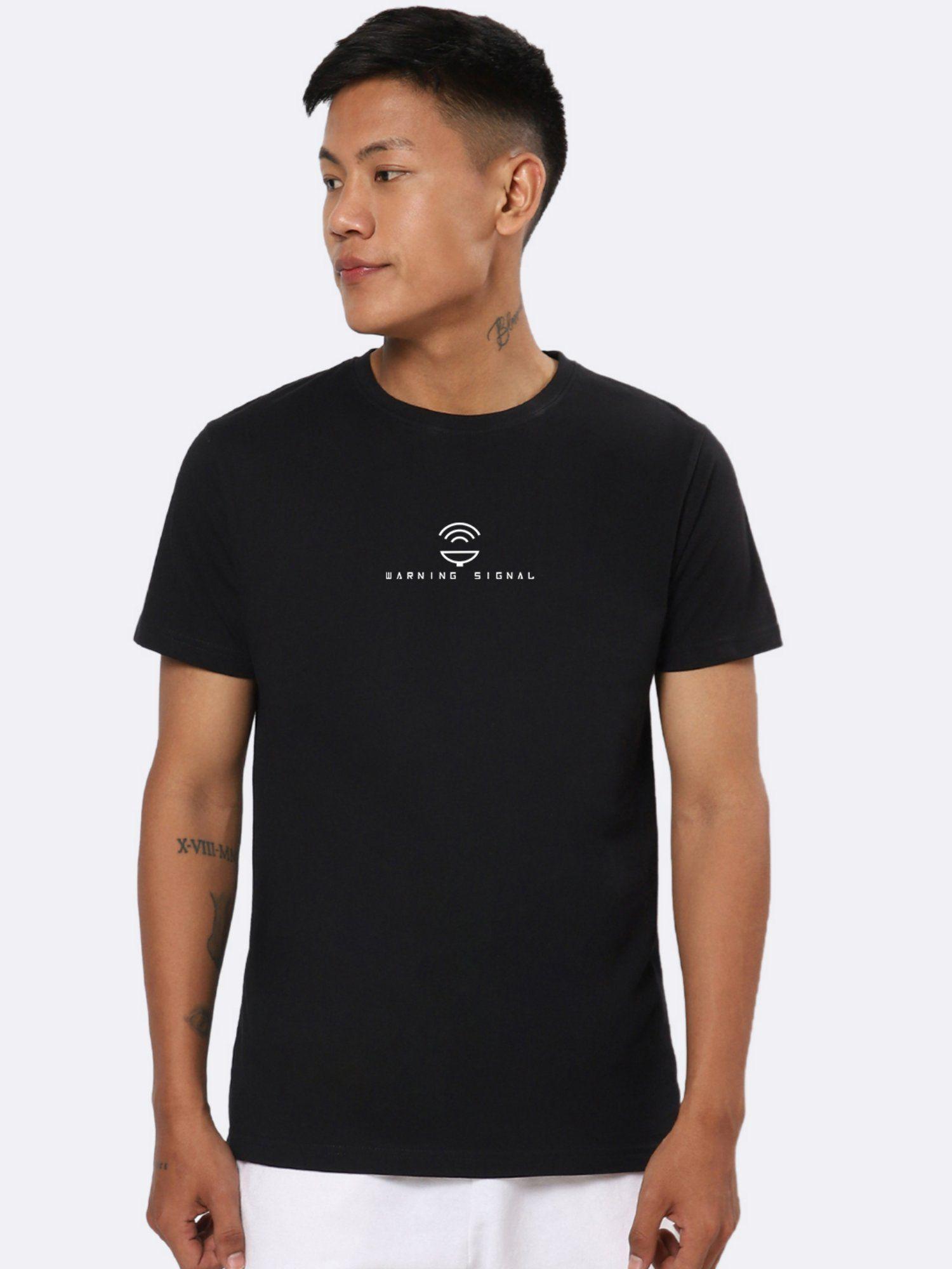 men black astro bear graphic t-shirt