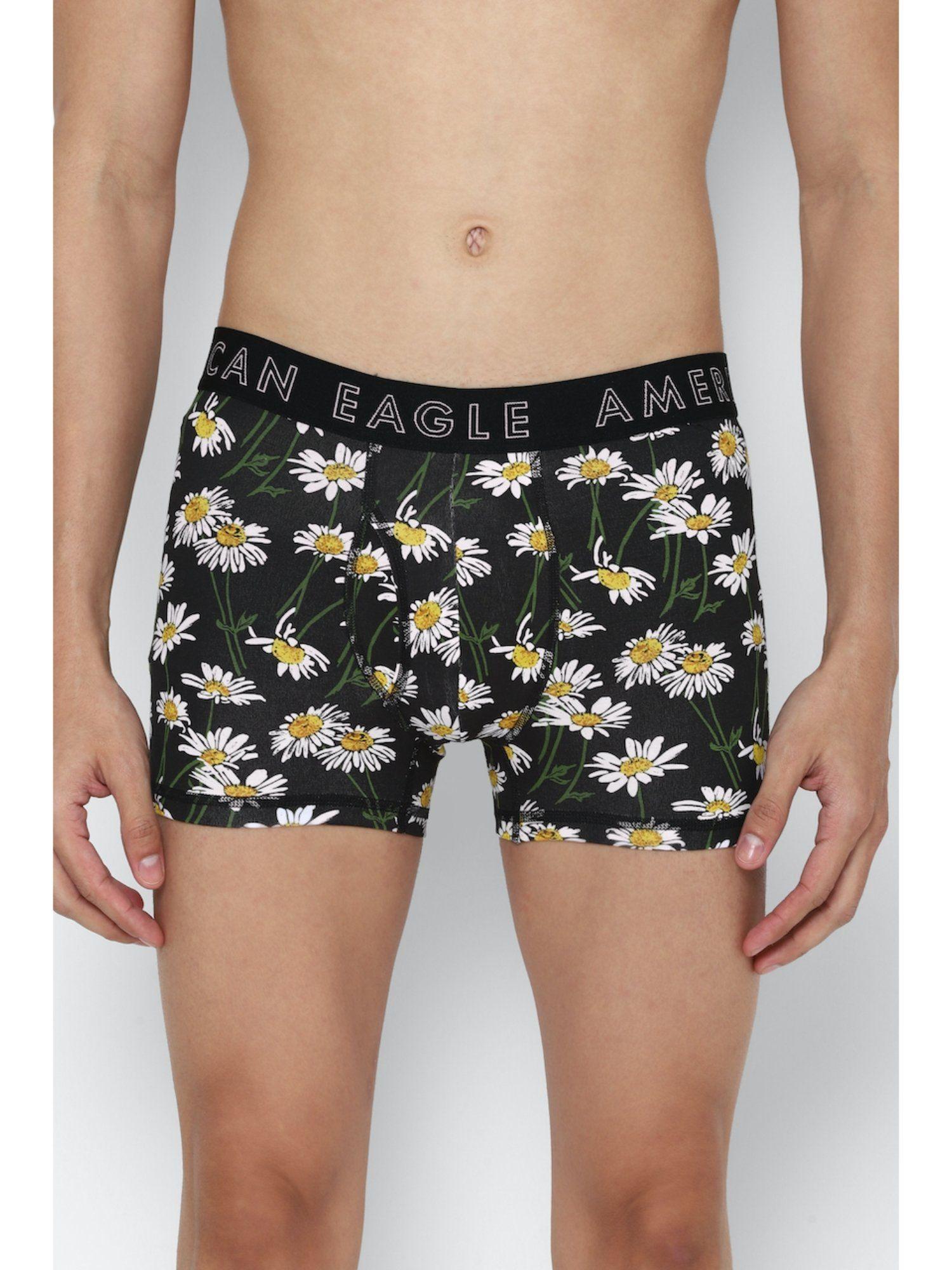 men black daisies 3 inches classic trunk underwear