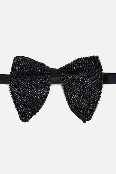 men black embellished bow tie