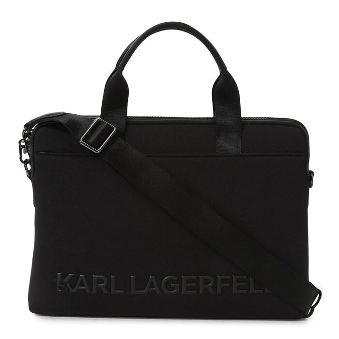 men black front branding laptop bag