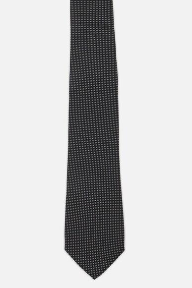 men black print tie