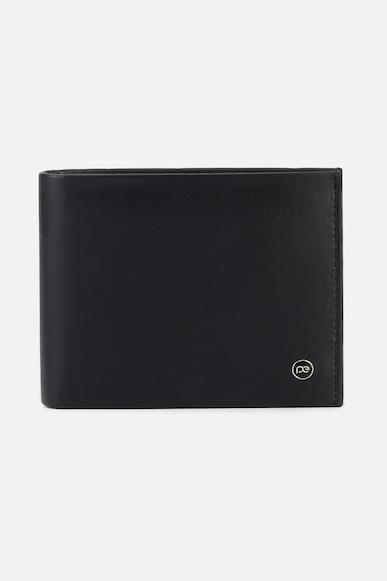 men black solid leather wallet