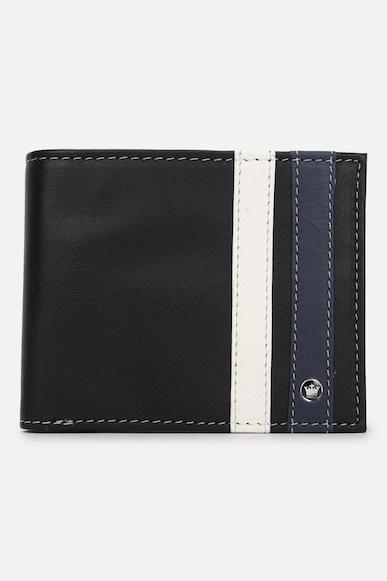 men black stripe leather wallet