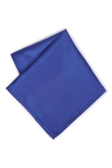 men blue solid formal pocket square